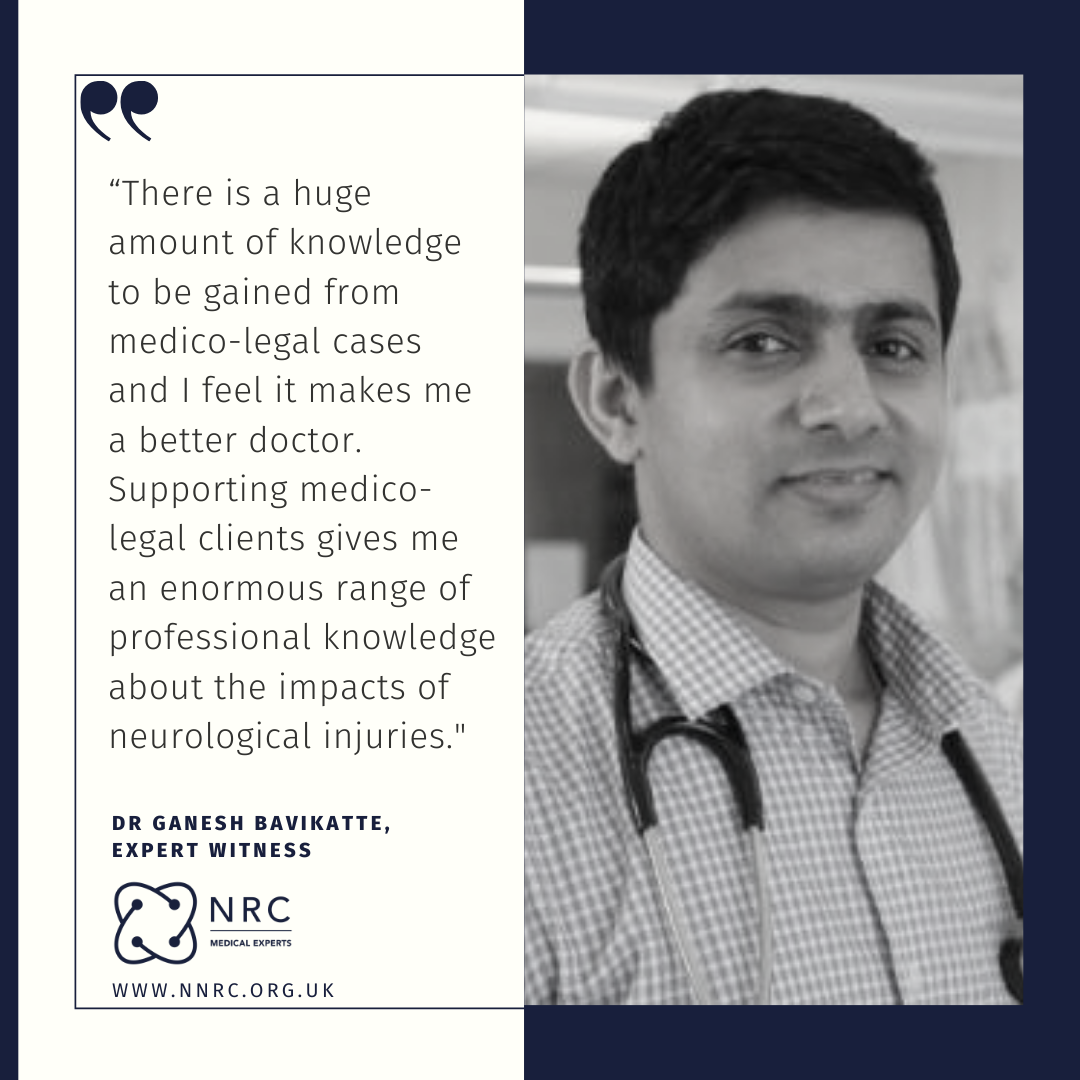 Meet Dr Ganesh Bavikatte - Consultant in Neurorehabilitation and Medical Expert Witness